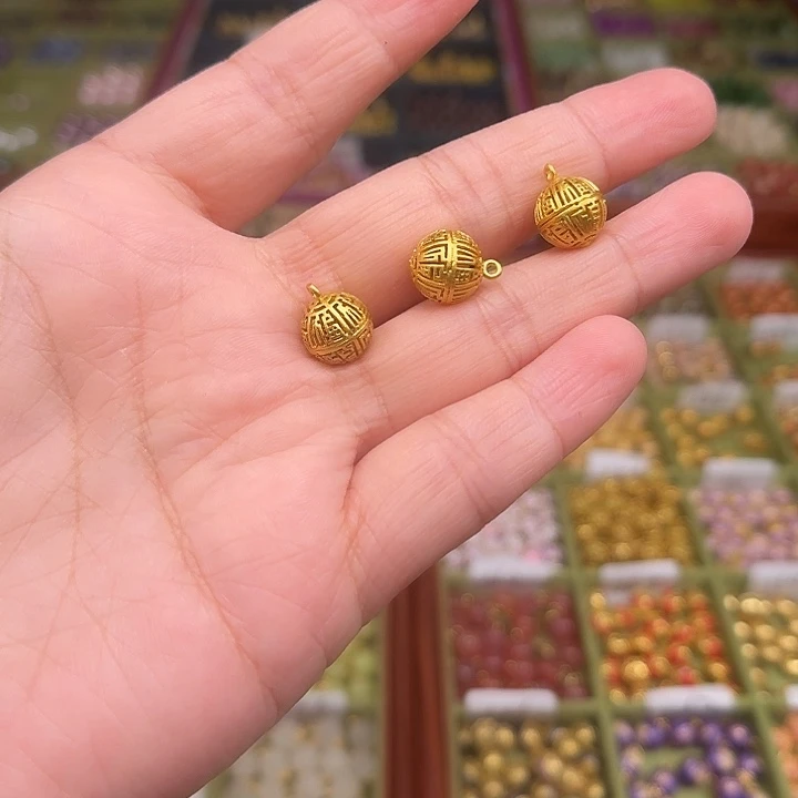 珐琅非遗传承手工圆珠扣
