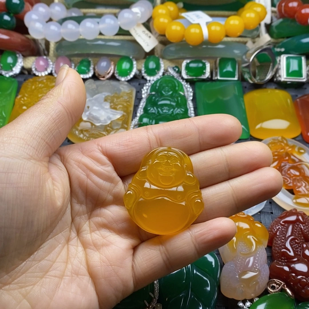 玛瑙/玉髓未镶嵌颈饰