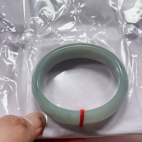 翡翠未镶嵌手镯缅甸翡翠手镯圈口54