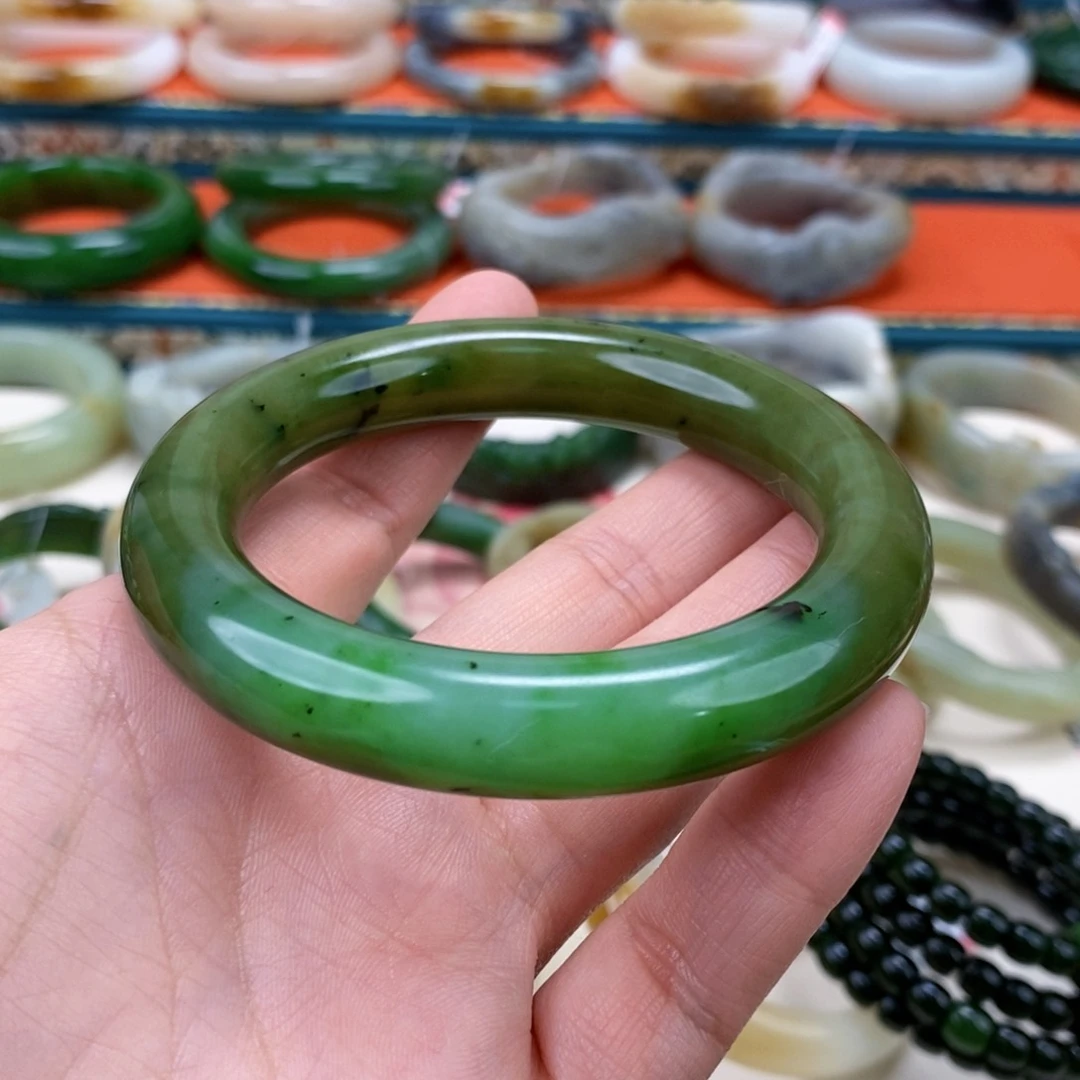 和田玉手镯57.3未镶嵌