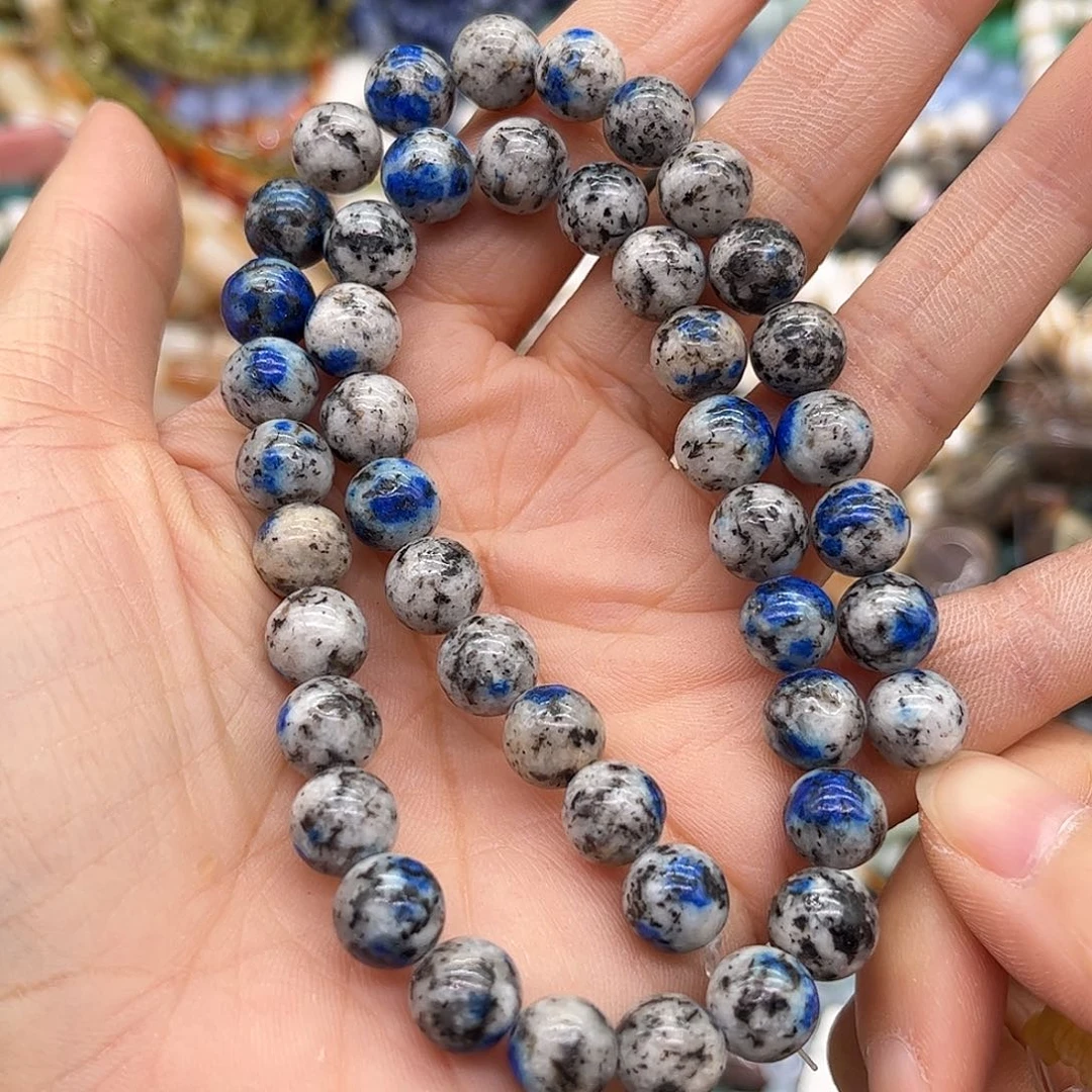 玛瑙/玉髓合金珠宝半成品k2一条8mm