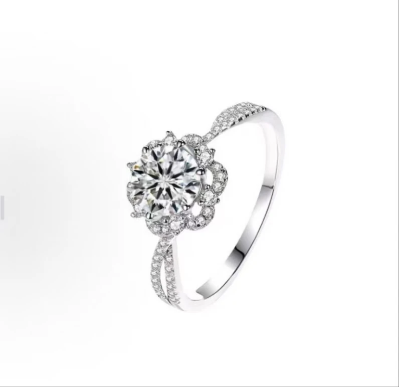 私人定制 爱莎公主女戒1.0ct