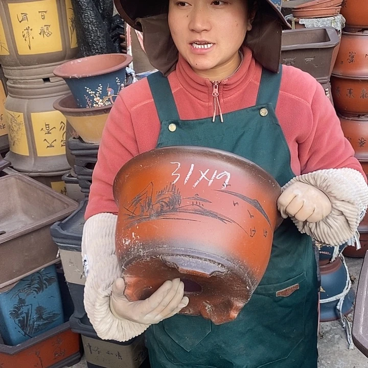 紫砂花盆紫砂花盆