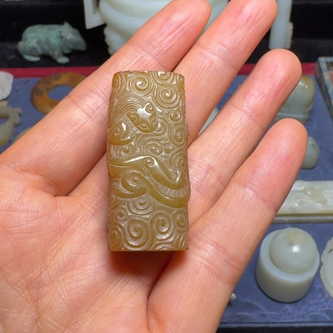 和田玉（糖玉）未镶嵌车挂