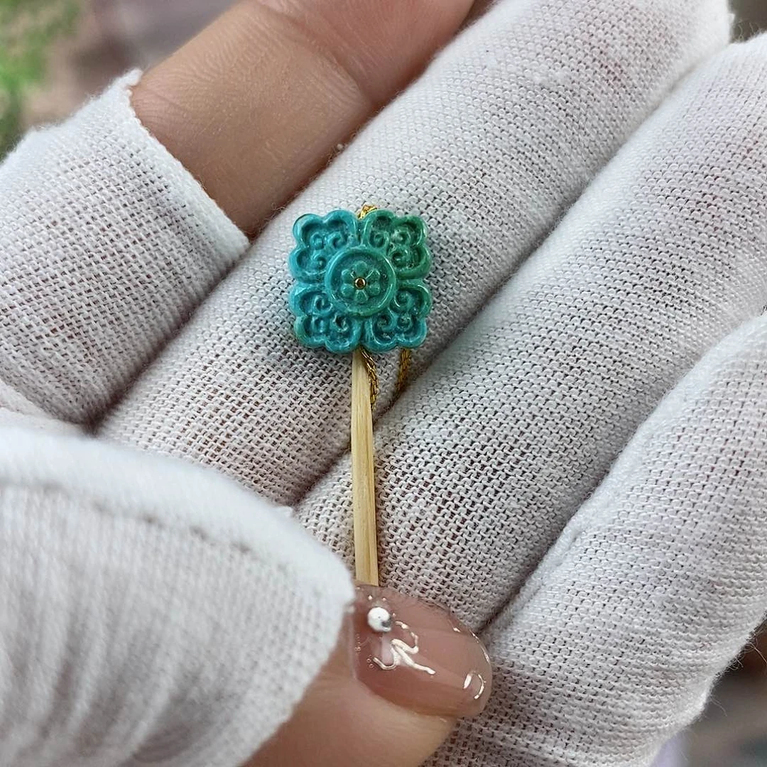 绿松石珠宝奇石未镶嵌