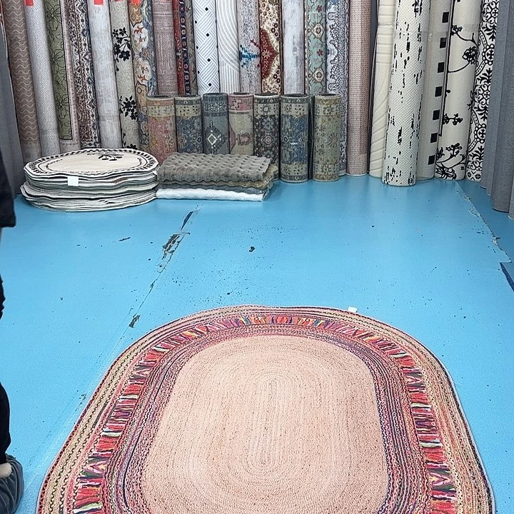 混纺139×199尺寸误差±1-3cm棉布底亚麻编织微瑕特价
