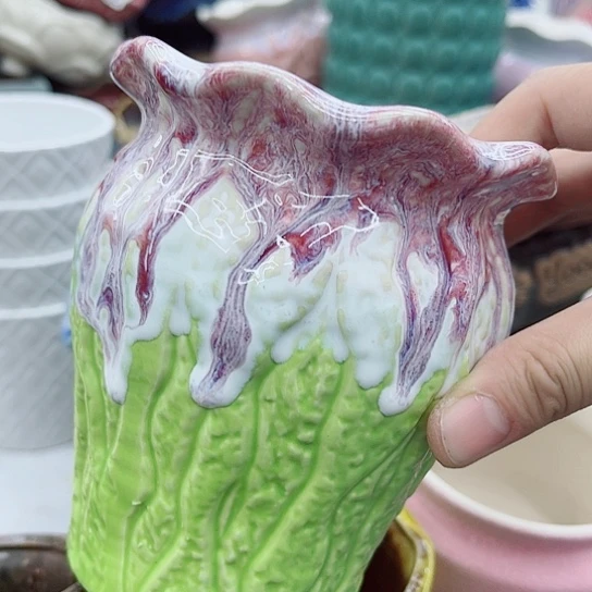 多肉多肉绿植陶瓷花盆9.9包邮，有空