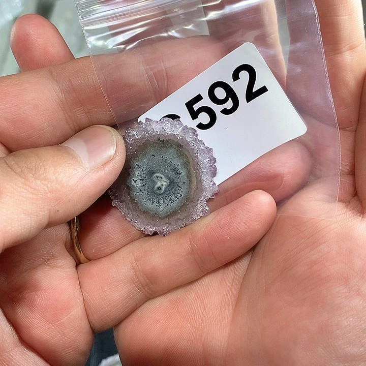 水晶天然水晶柱子c595未镶嵌你*萌