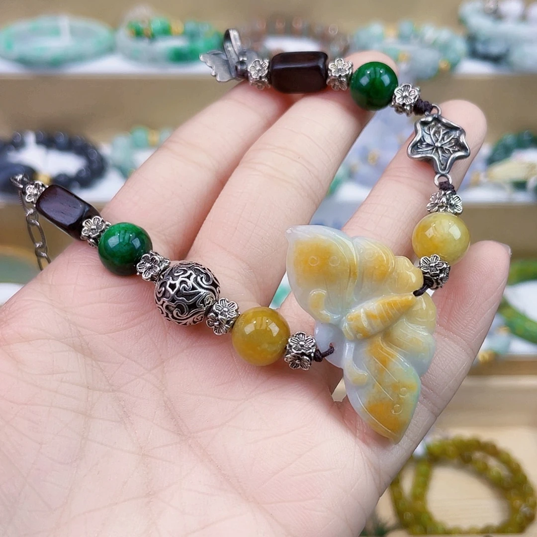 翡翠未镶嵌手链手链