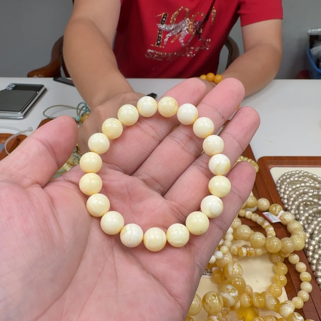 手链琥珀未镶嵌10mm