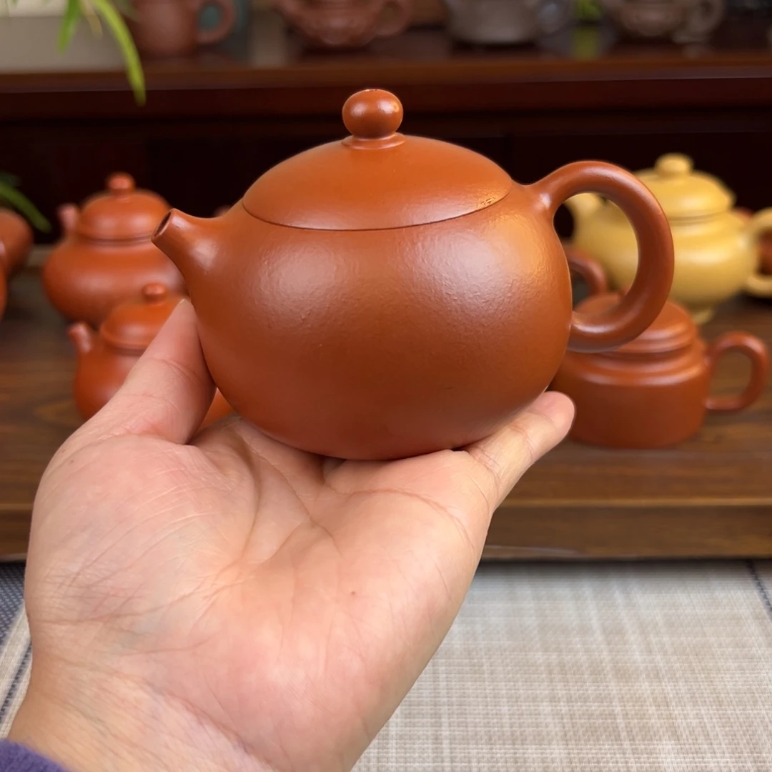 紫砂茶壶朱泥西施全手200cc