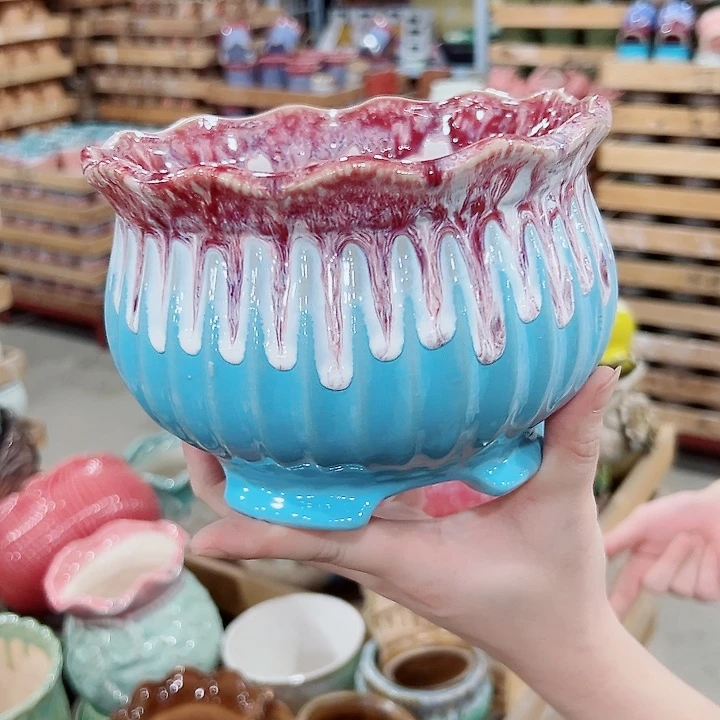 有孔，满10元发货多肉陶瓷花盆
