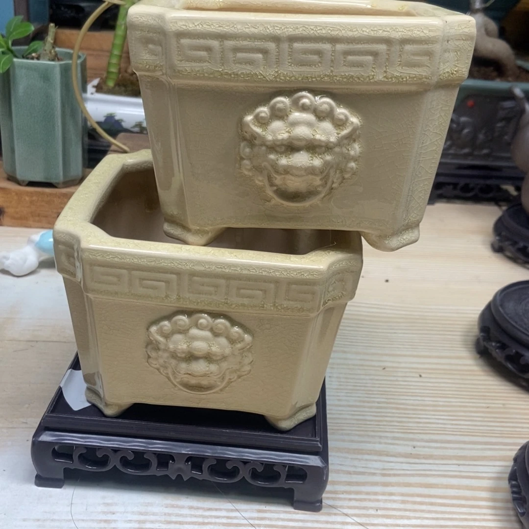 瓷片陶瓷花盆陶瓷艺术