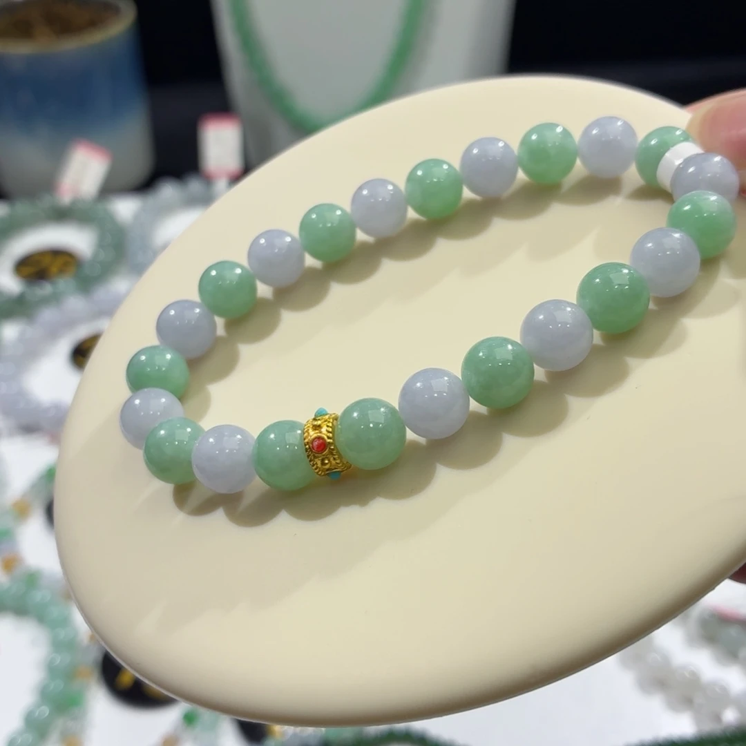未镶嵌手链翡翠卡8.4