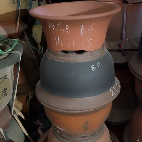 紫砂花盆盆四角碗盆一个