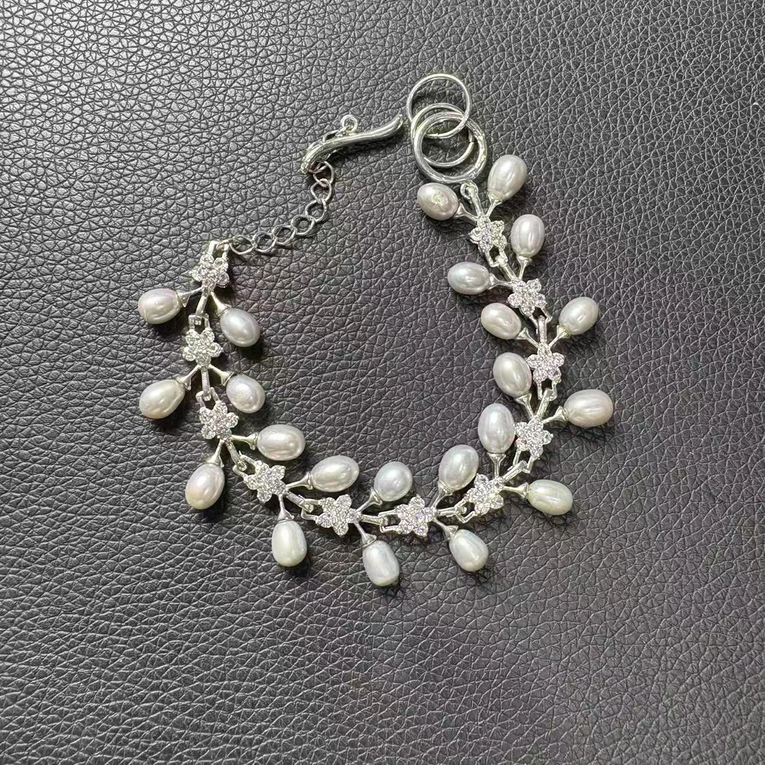 天然淡水珍珠手链-a076-多样性发