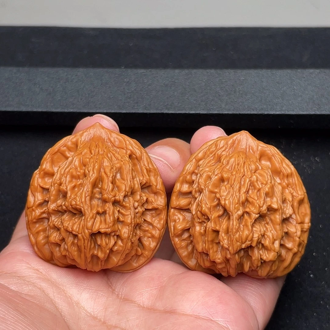 把件猴头核桃40×38全品狼牙麦穗虎头A420