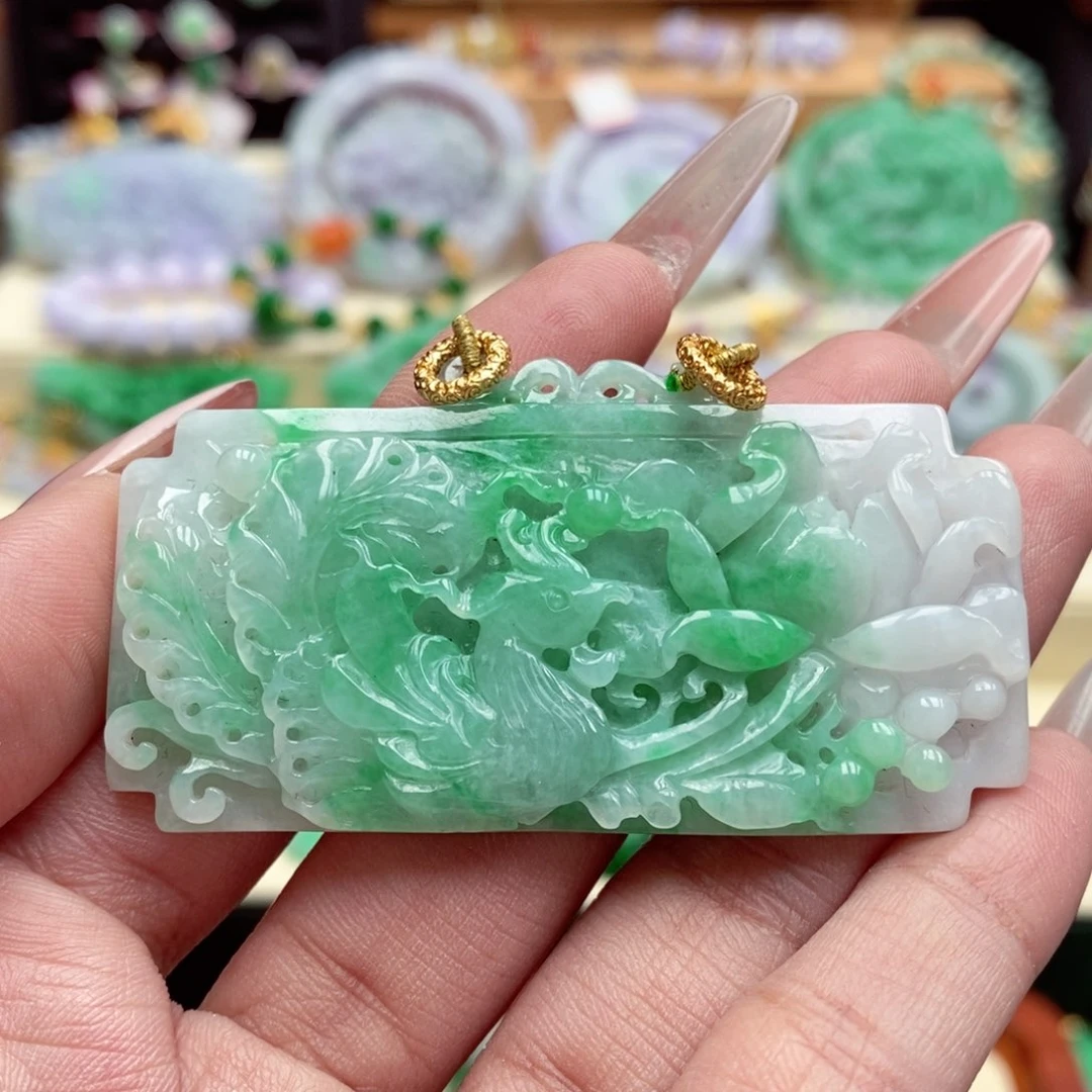 颈饰未镶嵌翡翠翡翠吊坠