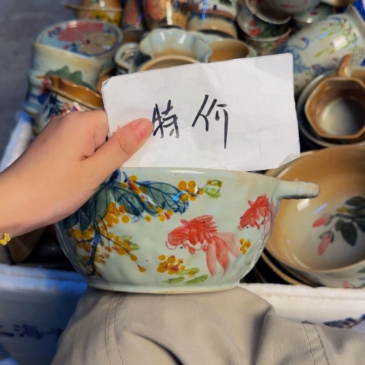 瓷片景德镇陶瓷手工手绘