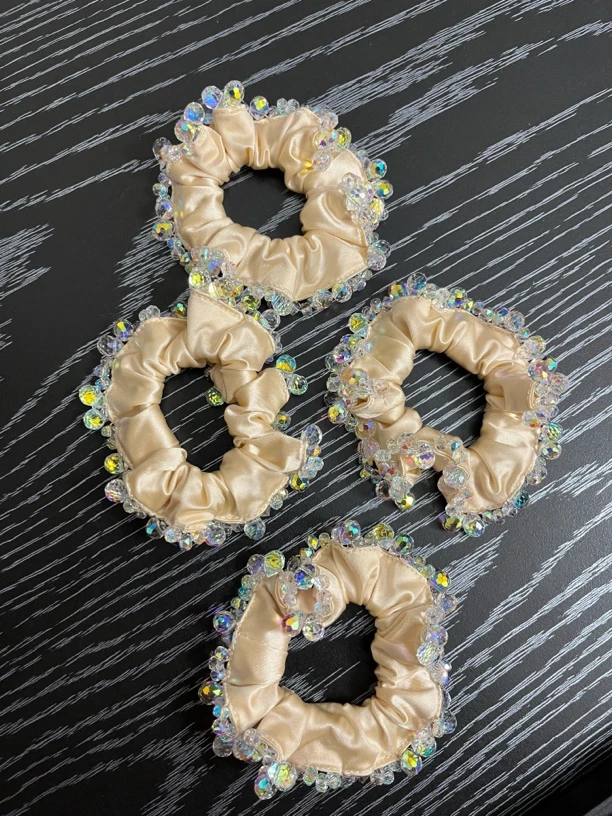 日韩女原创设计轻职风发圈甜美风甜美发绳韩版