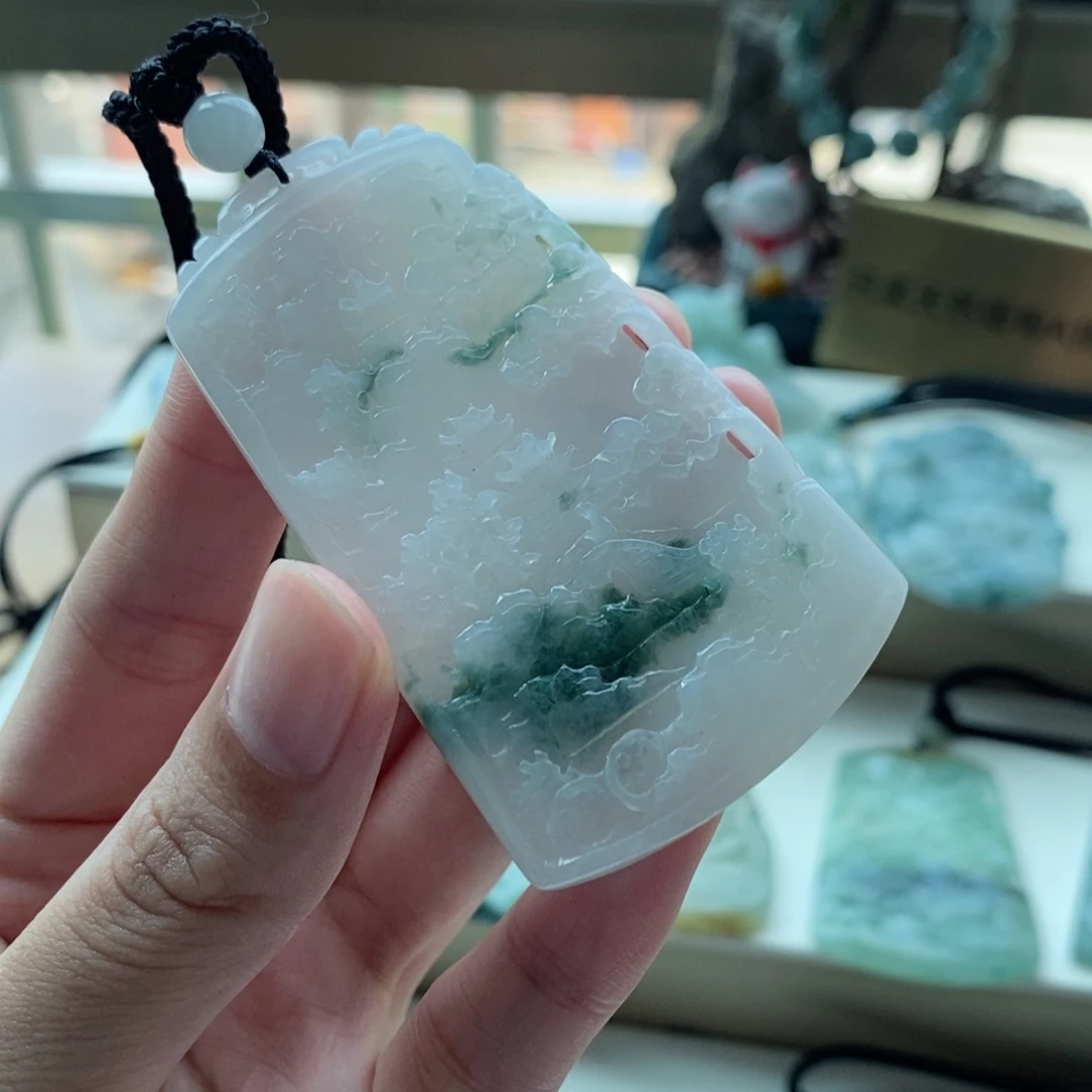 【闪购商品】颈饰未镶嵌翡翠天然缅甸A货翡翠