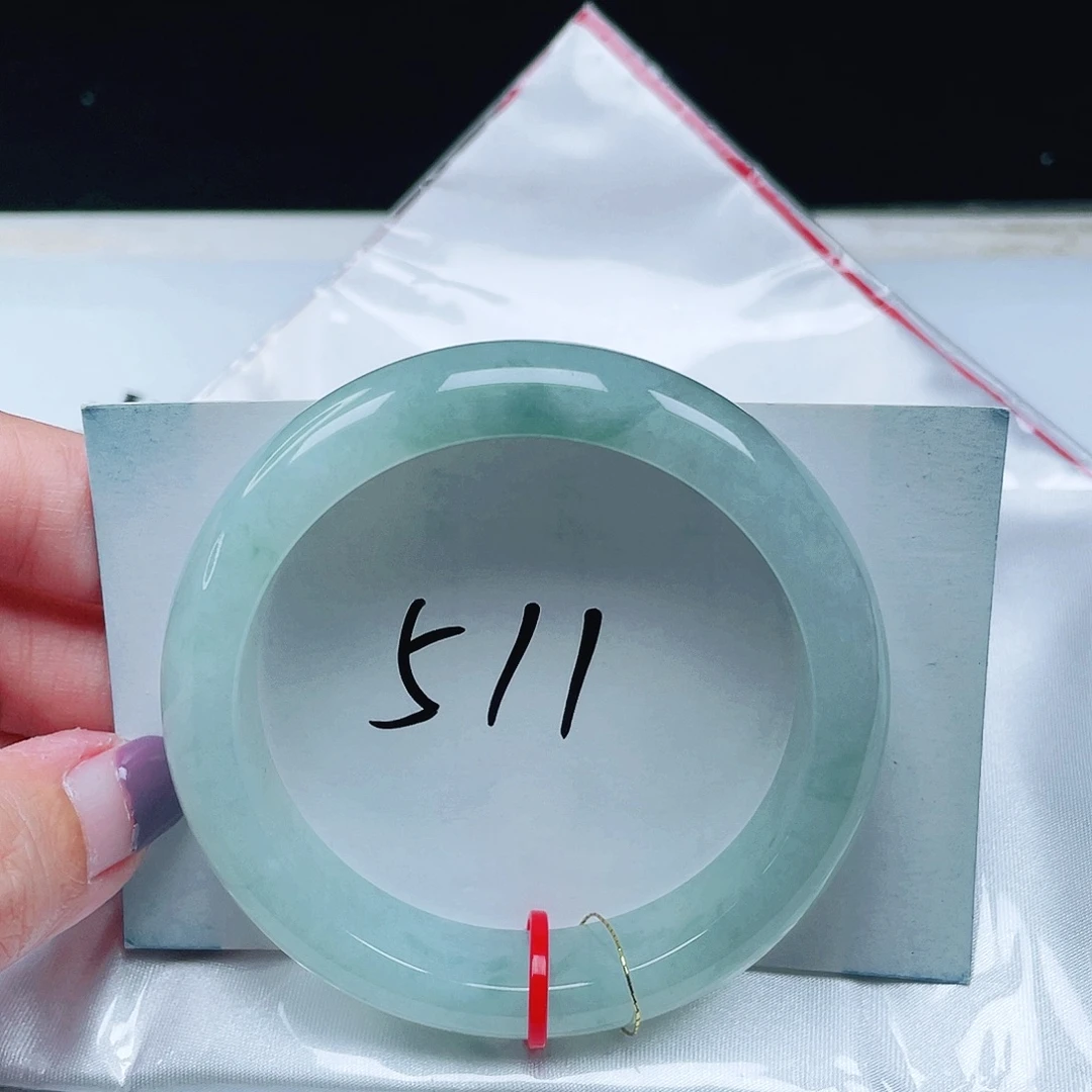 *****翡翠未镶嵌手镯缅甸翡翠54+