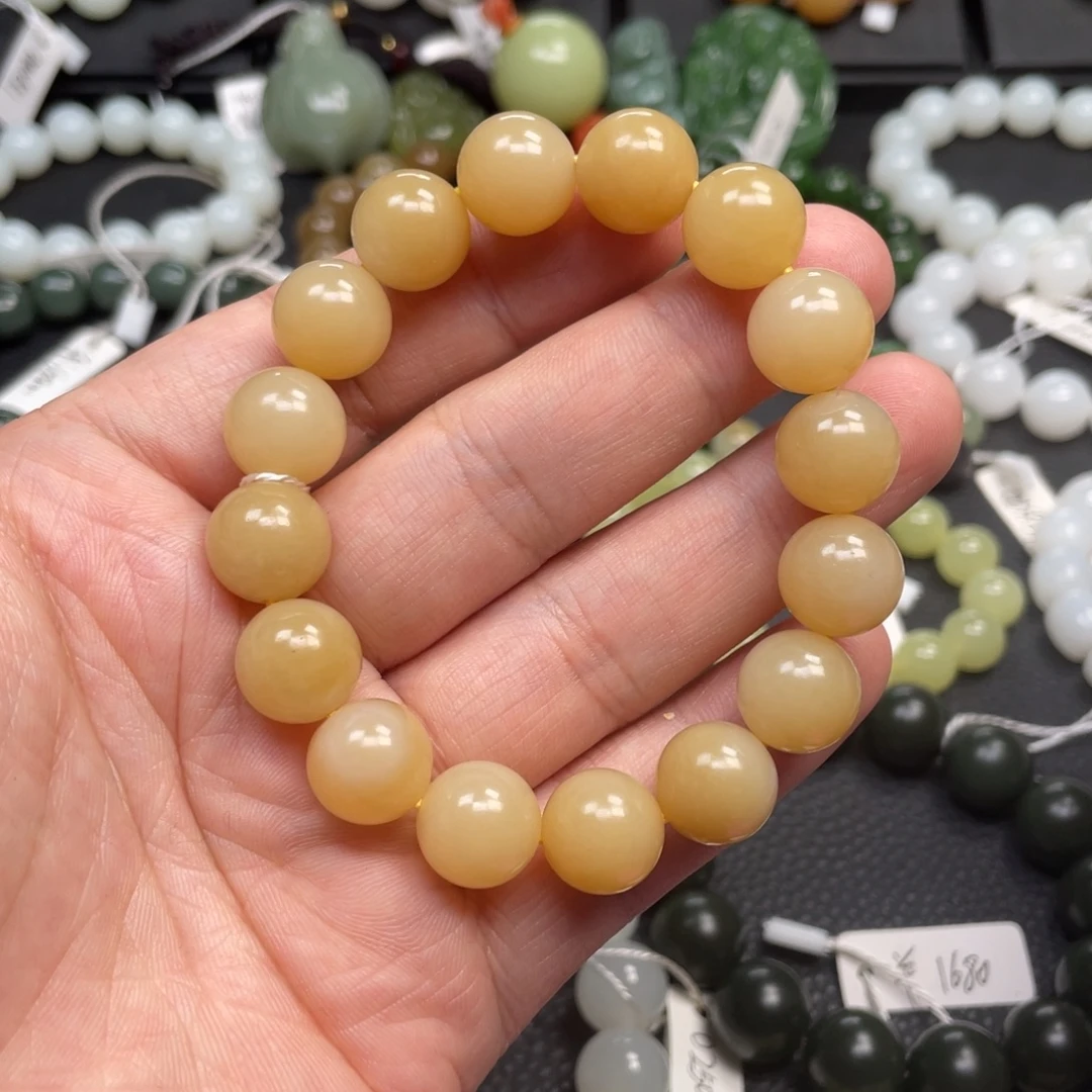 和田玉未镶嵌手链13