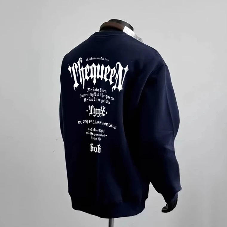 特大码300斤高街加绒保暖卫衣男女装百搭休闲宽松ins超火长袖外套