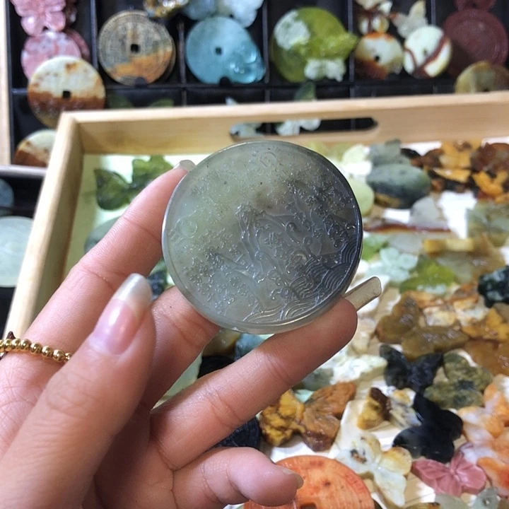 未镶嵌岫玉岫玉挂件