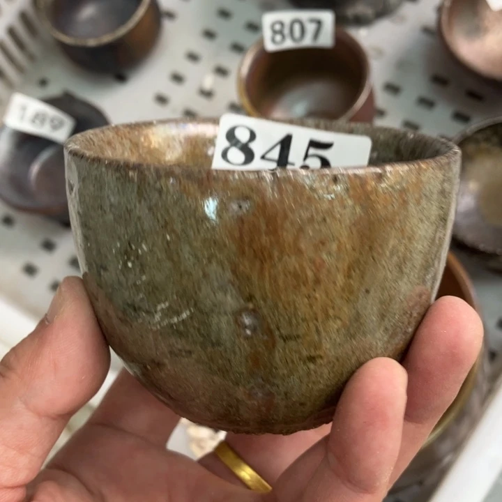 柴烧杯子与宝瓶大放漏