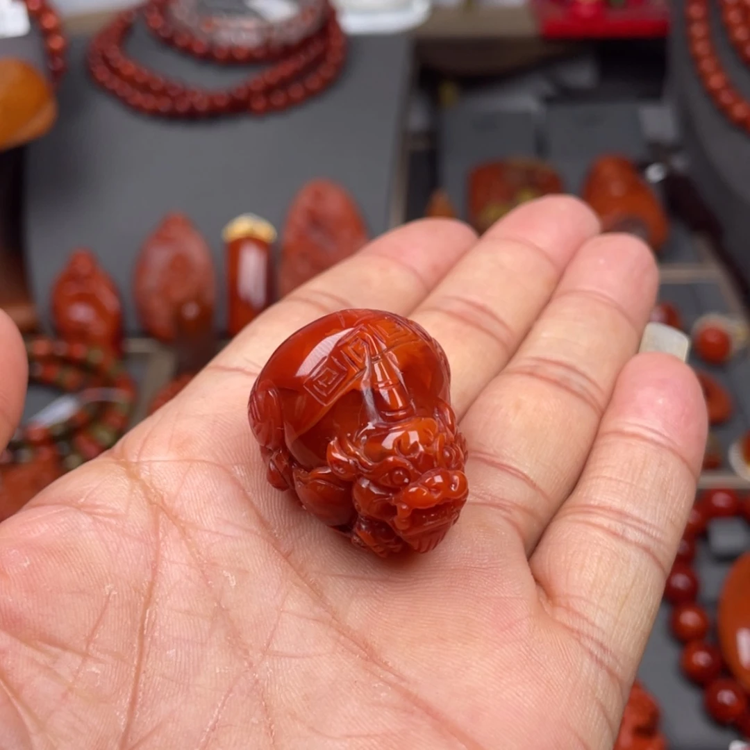 【闪购商品】南红玛瑙珠宝奇石未镶嵌吊坠