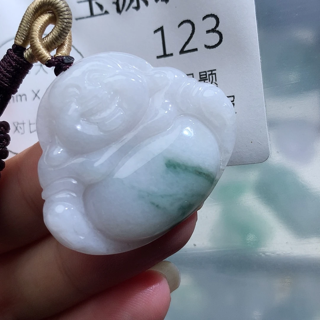 翡翠未镶嵌颈饰123