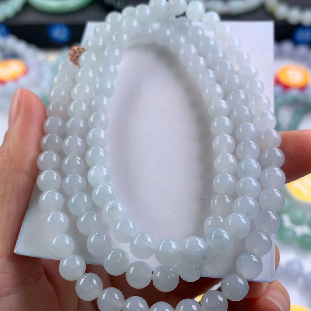 翡翠未镶嵌手链卡6