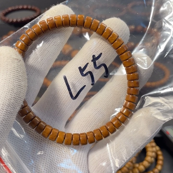紫金鼠手串7×4纯肉药片L55