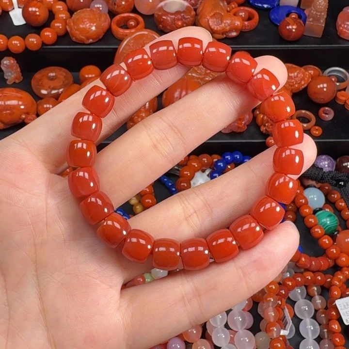 南红玛瑙未镶嵌手串9mm