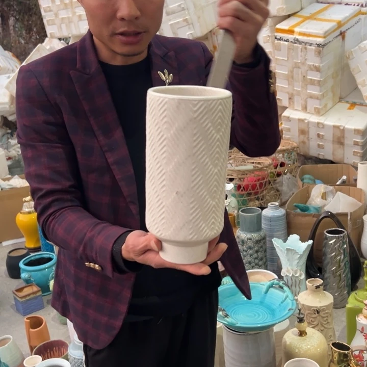 瓶高度25厘米口径10厘米微瑕捡漏干裂