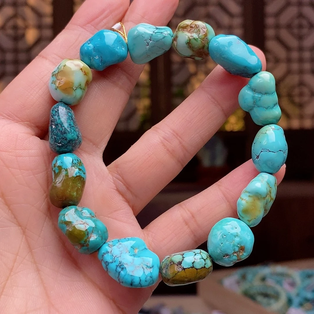 未镶嵌绿松石珠宝奇石