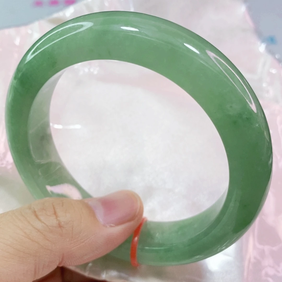 翡翠手镯未镶嵌5758圈口捡漏性价比高高品质