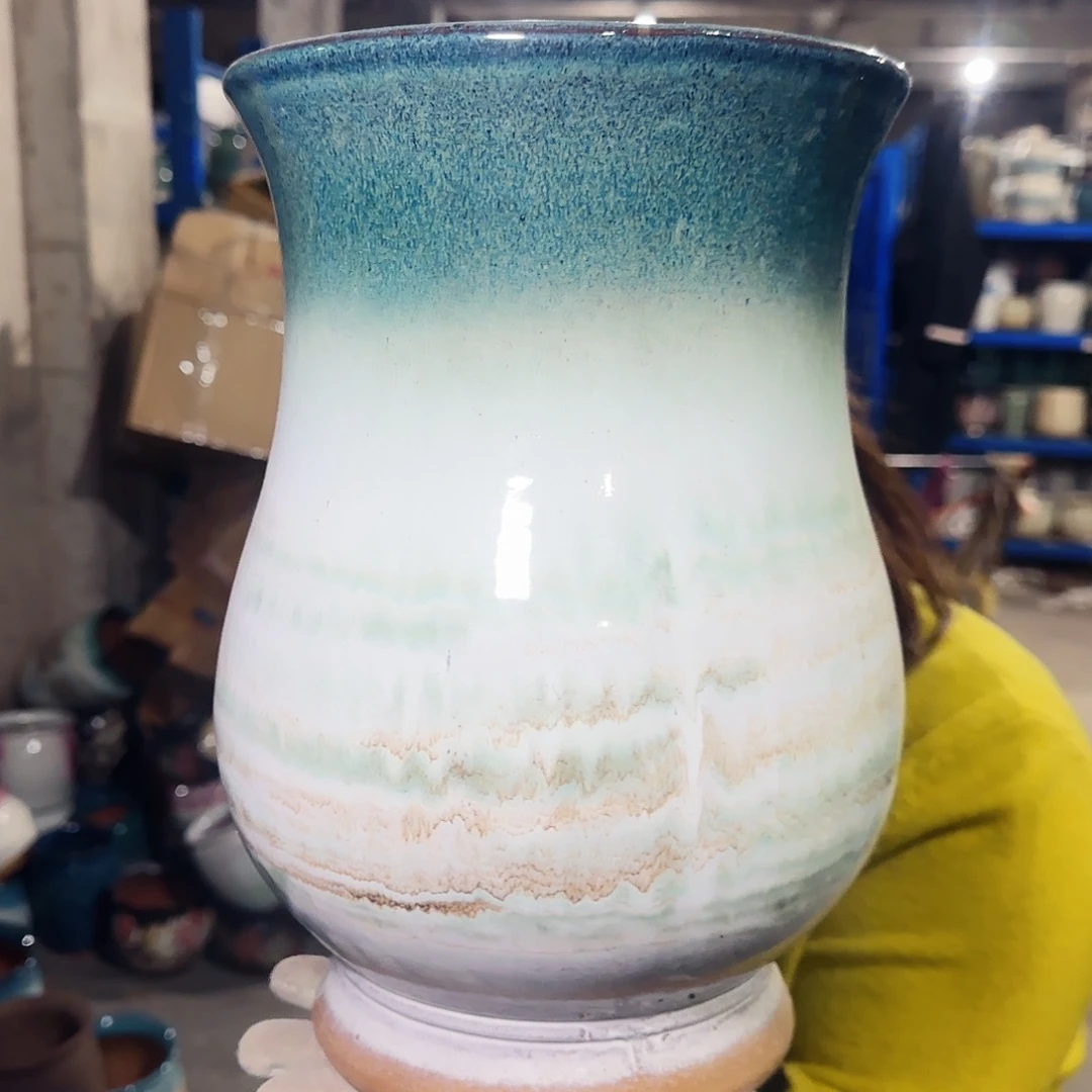 紫砂花盆高30口20