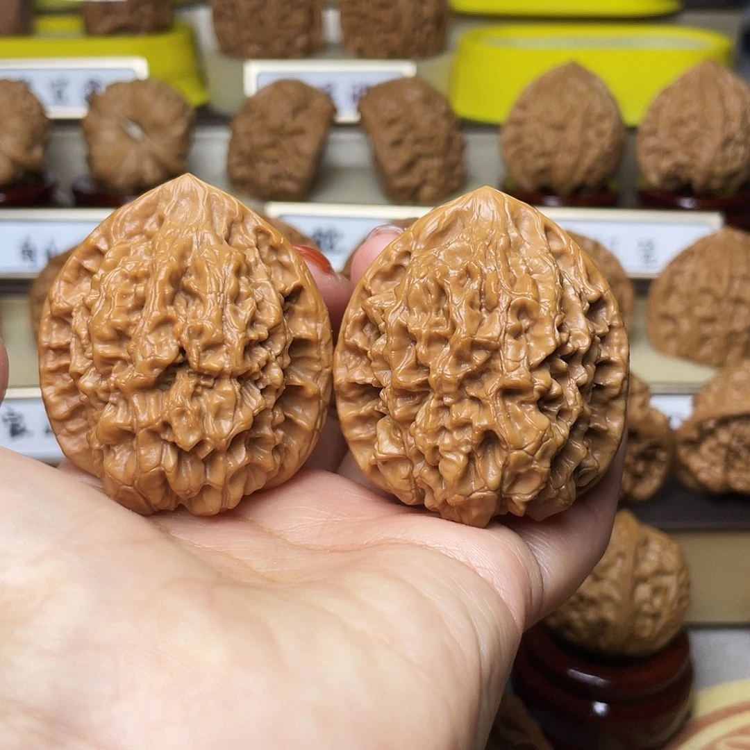 把件文玩核桃官帽43左右