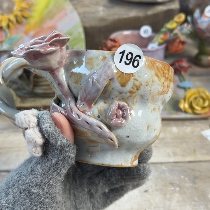 陶瓷懿树日式手捏餐具茶具