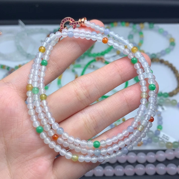 毛衣链未镶嵌翡翠卡