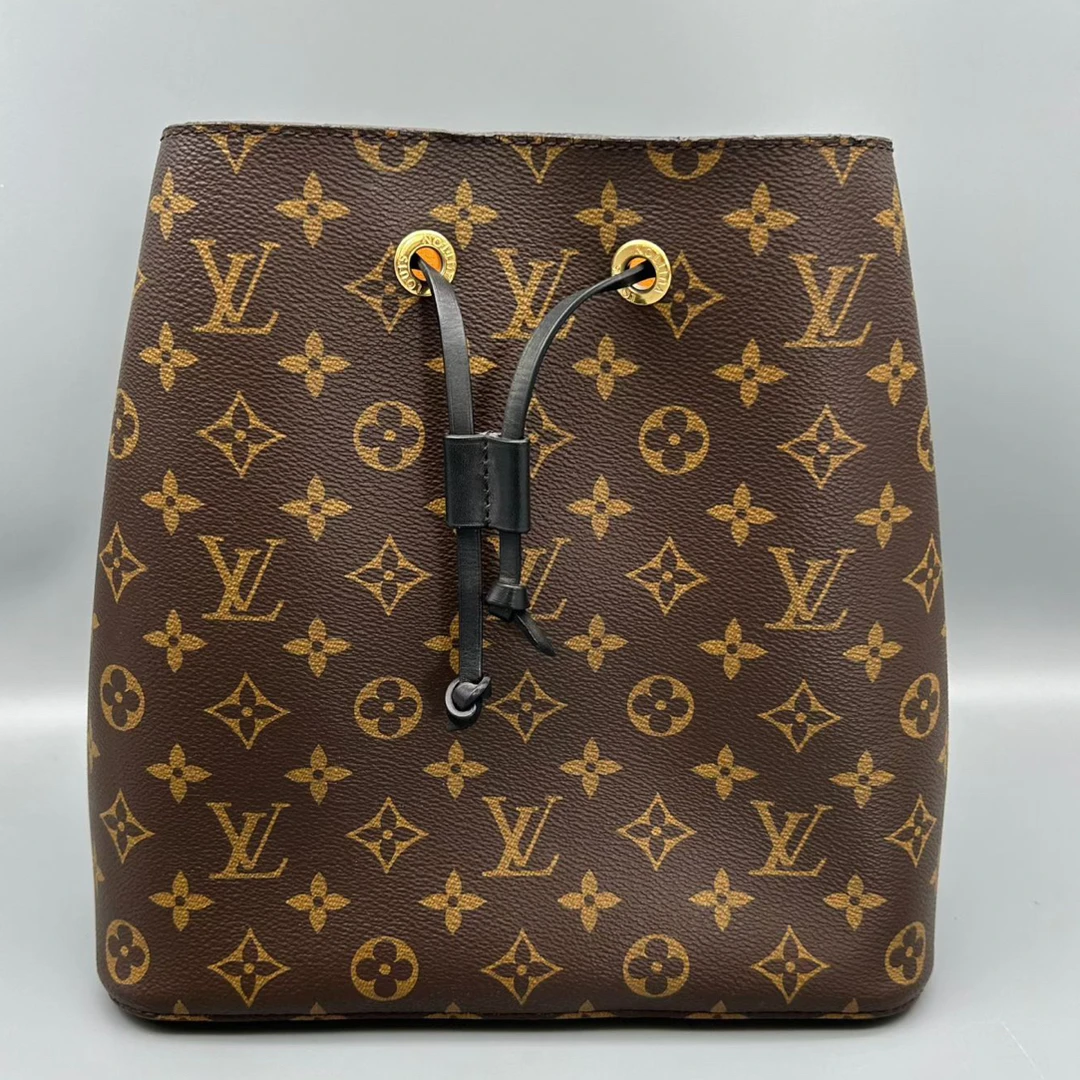 95新 LouisVuitton/路易威登 LV路易威登老花黑水桶包 9256
