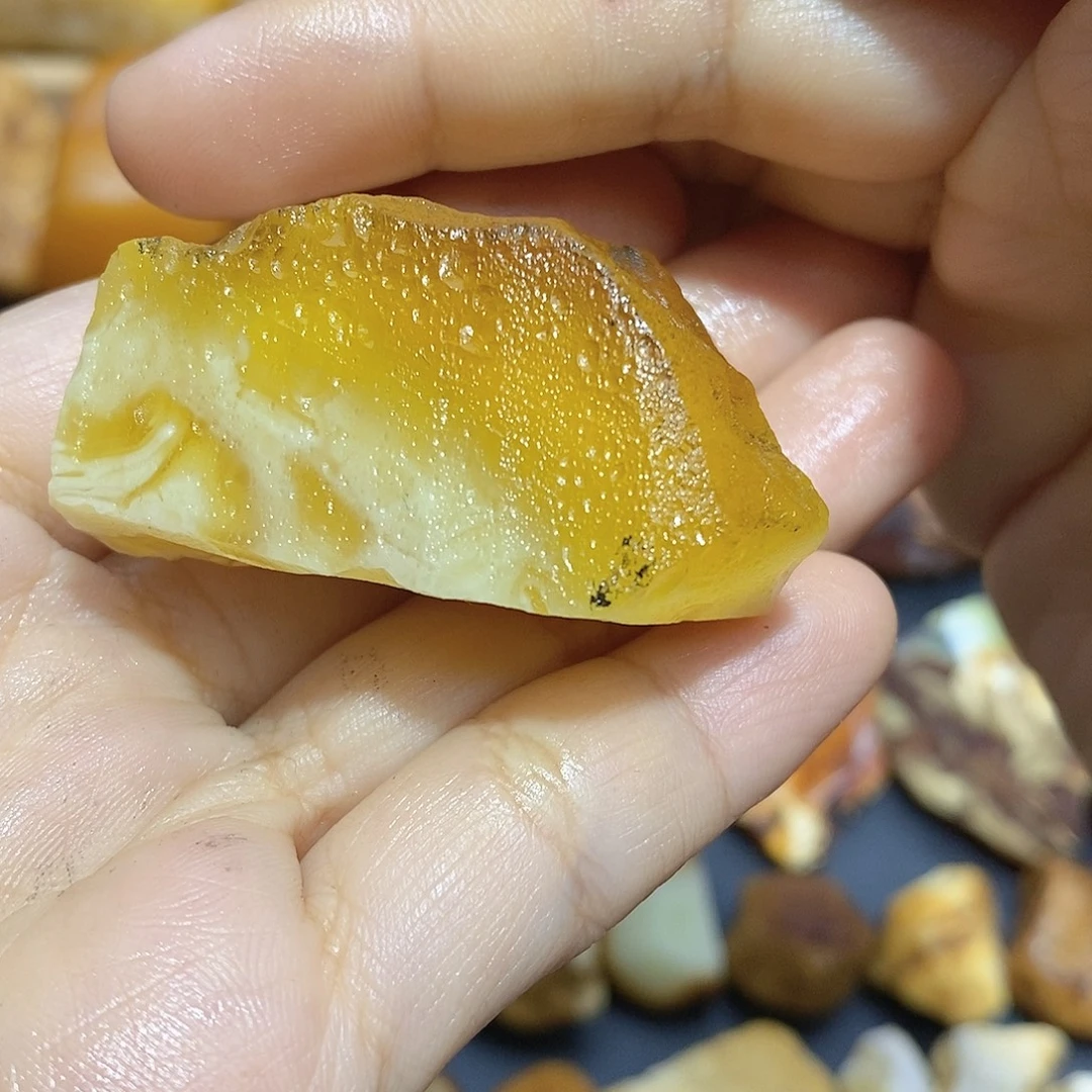 明***小定制琥珀蜜蜡原石