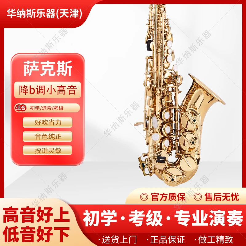 电泳金小高音降B调萨克斯儿童成人中老年初学考级专业伴奏零基础