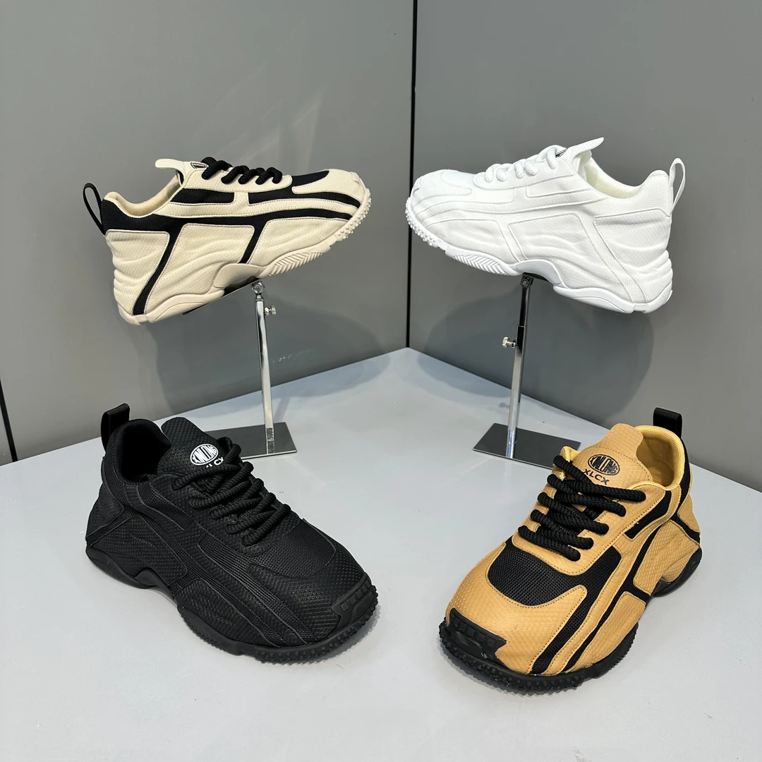 欧洲站运动时尚青春小众日常男士百搭舒适休闲潮流潮鞋（皮鞋尺码）