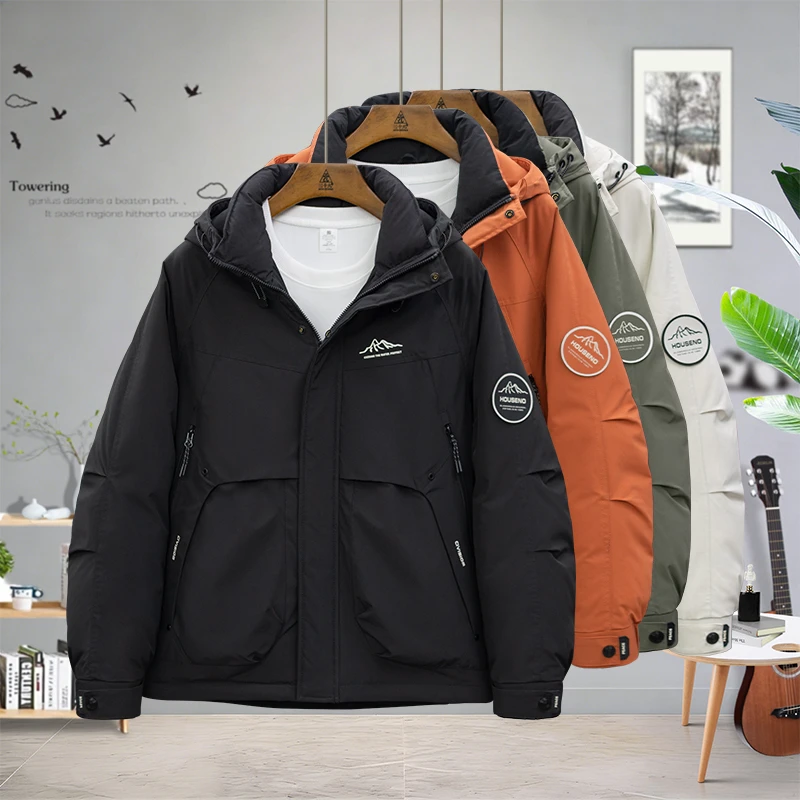 9820 2026冬季御寒保暖锁温防寒服男女百搭时尚休闲潮流断码外套