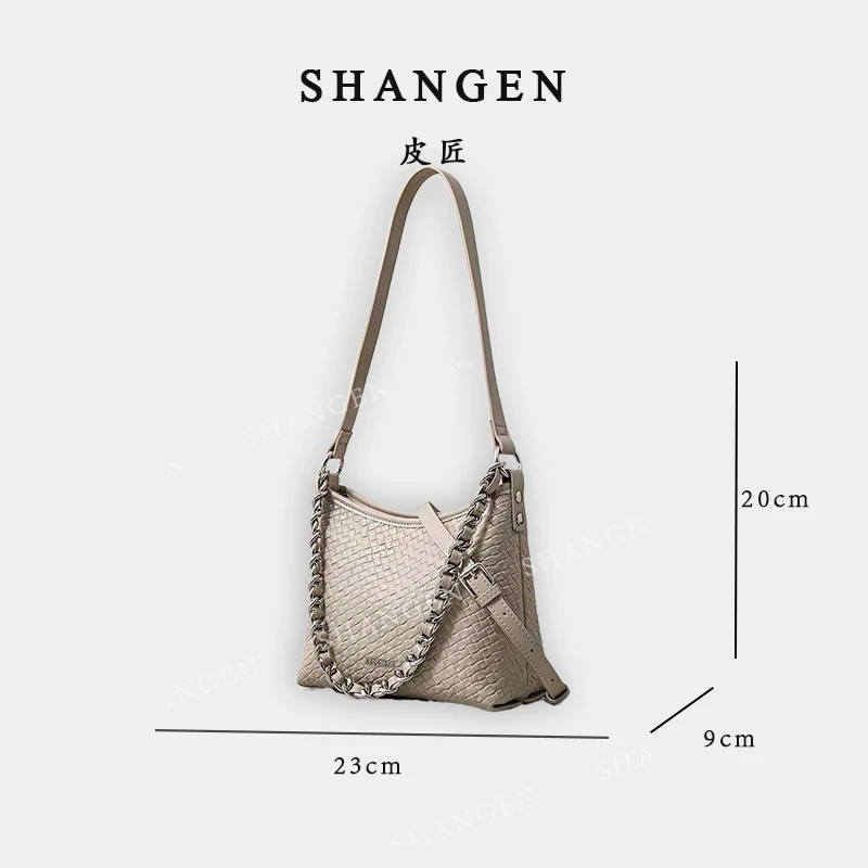 【尚恩CC】SK-82823-杏色-轻奢时尚女士新款单肩斜挎包