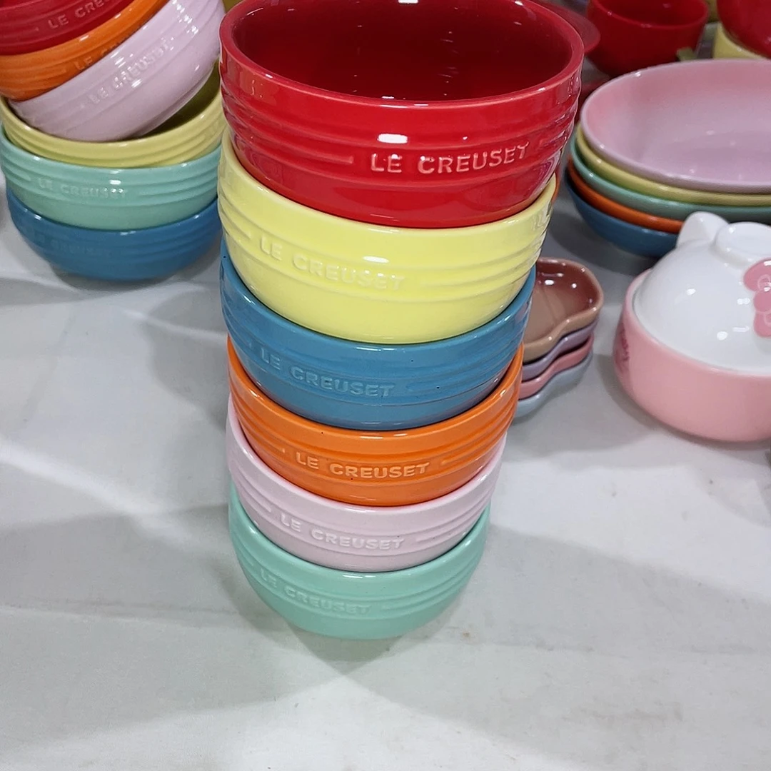 瓷片微瑕陶瓷餐具家用 六个精品