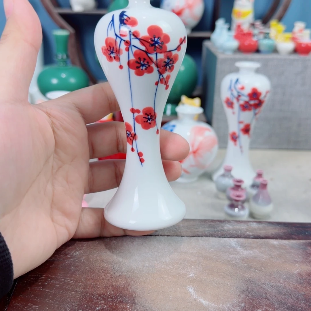 陶瓷手工小花器摆件